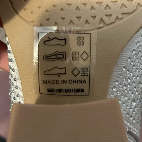 Silver Sparkle Leslie Rhinestones Western Boots NIB - Picture 16 of 16